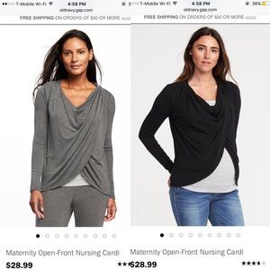 Old navy Maternity nursing shirts